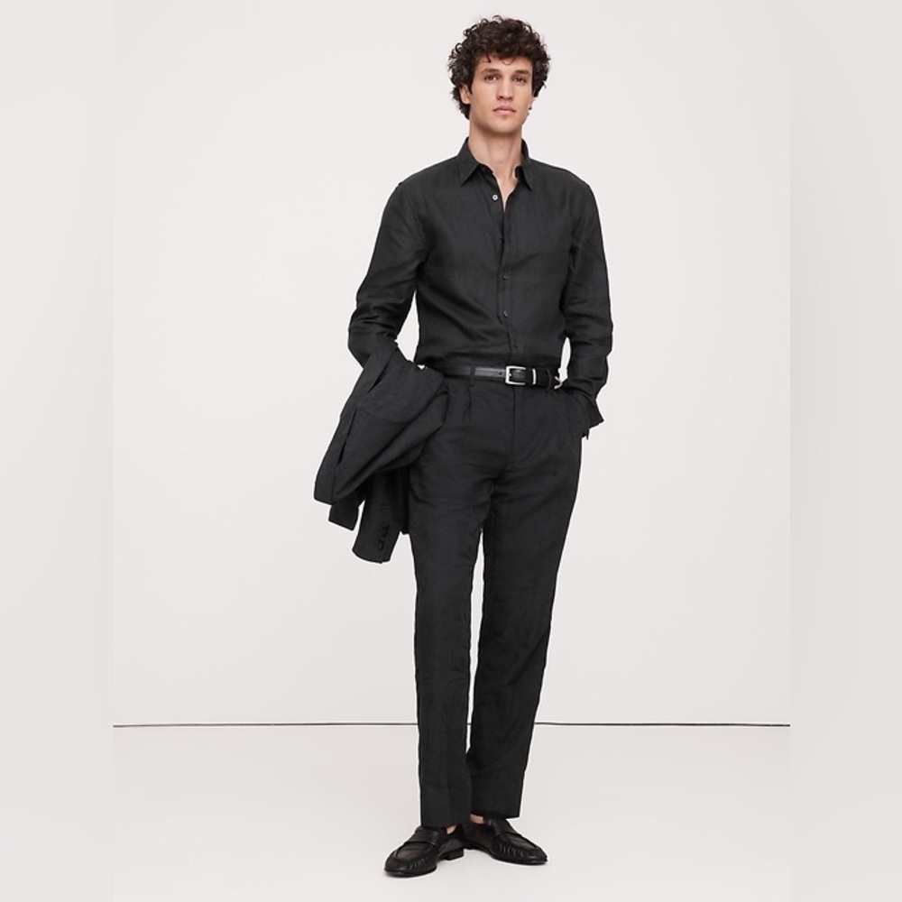 BANANA REPUBLIC FLORAL JACQUARD SUIT PANT